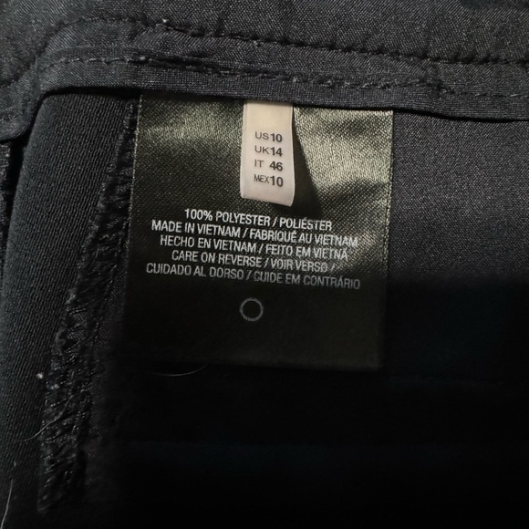 T Tahari Navy work pants - Picture 3 of 4